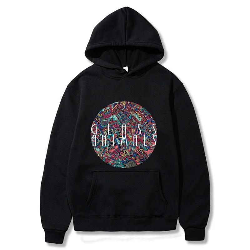 Autumn and WinterHoodies Glass Animal Fashion Men and Women Harajuku Street Long Sleeve Hoodies Sports Warm Top