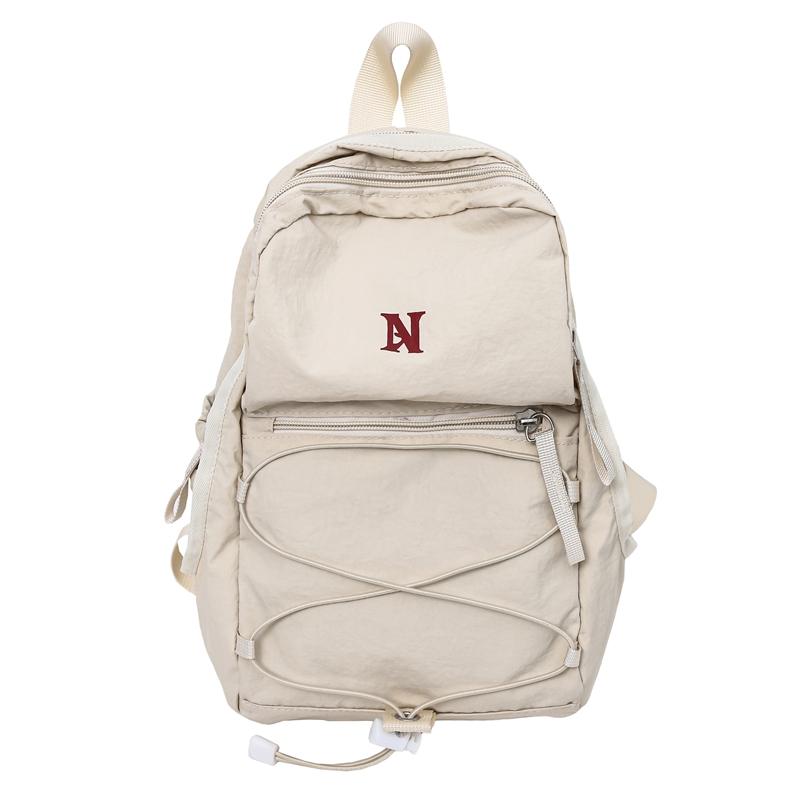 Student Small Bag Women's Lightweight Backpack Men Color Block Sports Travel Backpack