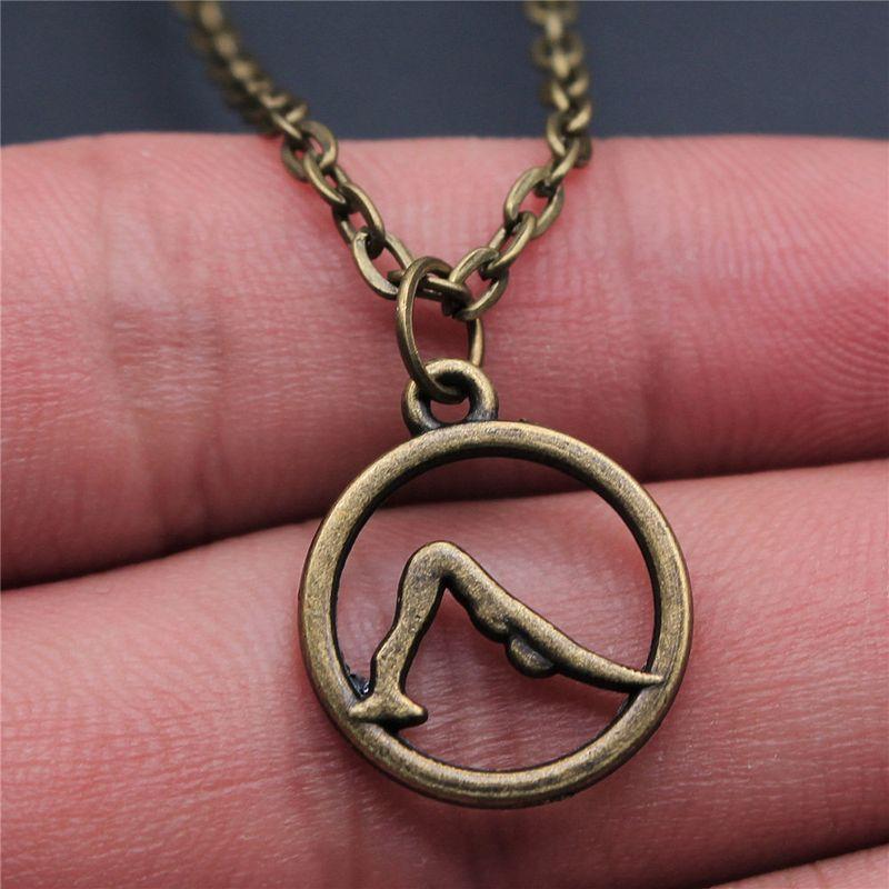 Yoga Zen Lotus Women's European and American Popular Necklace