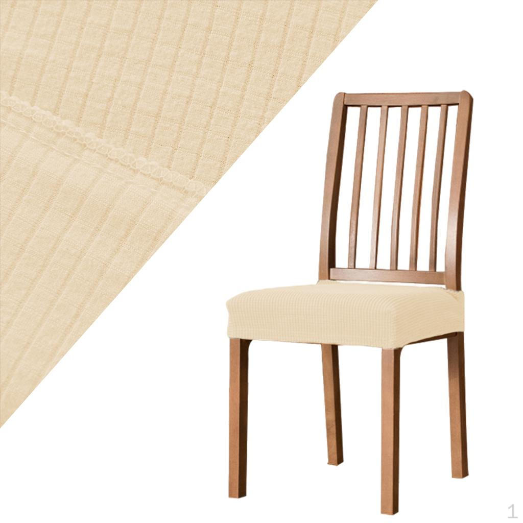 Solid Pattern Waterproof Seat Covers Elastic Flexible Armless Modern Decor Soft for