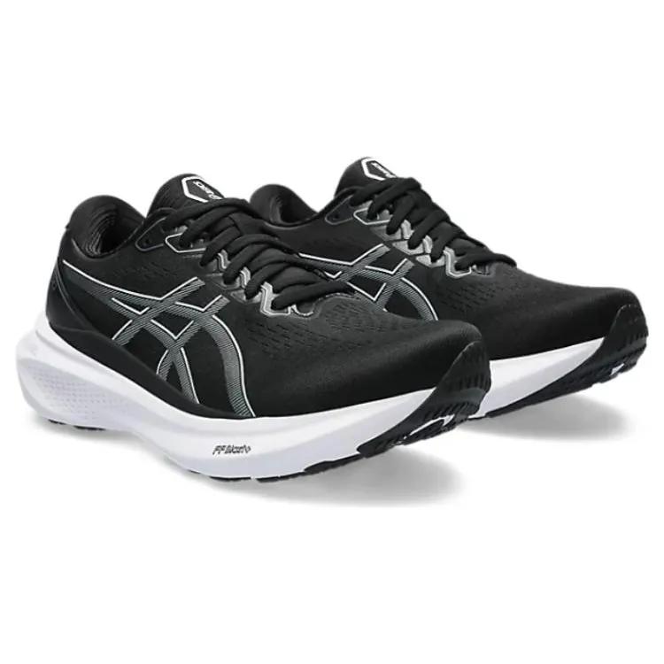 Asics Womens Gel Kayano 30 Narrow 'Black Sheet Rock' (women's sizes) Black / Sheet Rock Running Shoes 1012B505 002