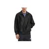 Adidas Originals Solid Zip-Up Stand Collar Jacket Men Outerwear Black IT7449