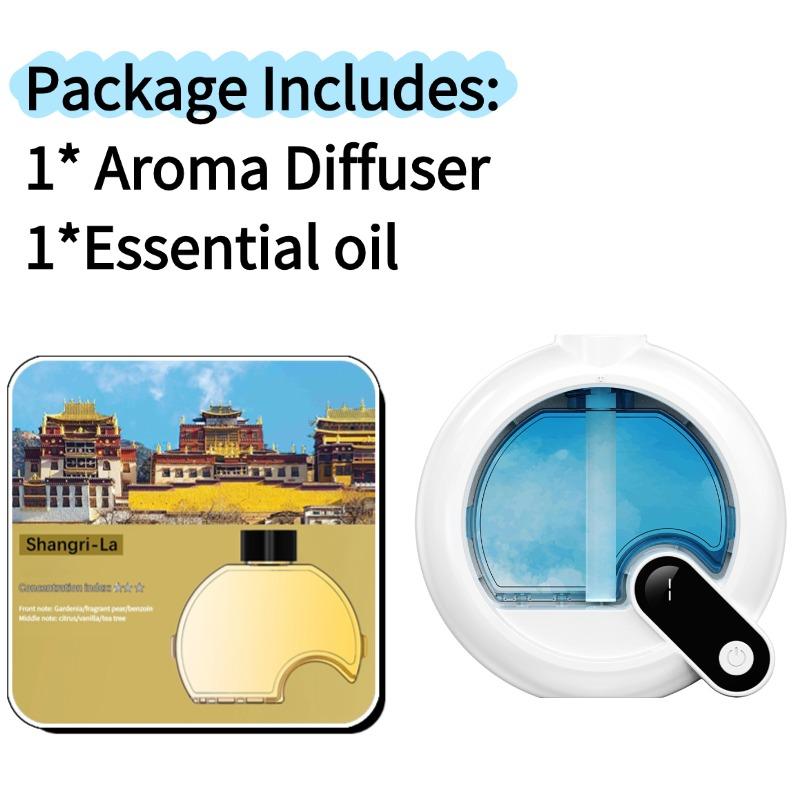 Désodorisant mural 50 ml 6 modes Affichage numérique Parfum automatique Purificateur d'air Machine d'aromathérapie rechargeable pour chambre à coucher Toilettes