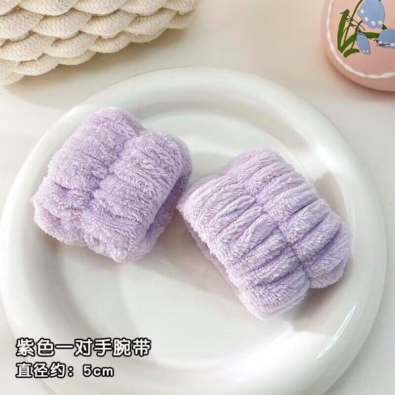 Wash Your Face, Wrist With Artifact, Water-Absorbing Plush Hair Band, Headband, Dual-Purpose Anti-Moisture Hand Towel, Hair Rope, Special Hair Band