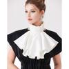 Elegant French Style Detachable Flouncing Collar With Layered Ruffle For Women Daily Outfit And Occasion