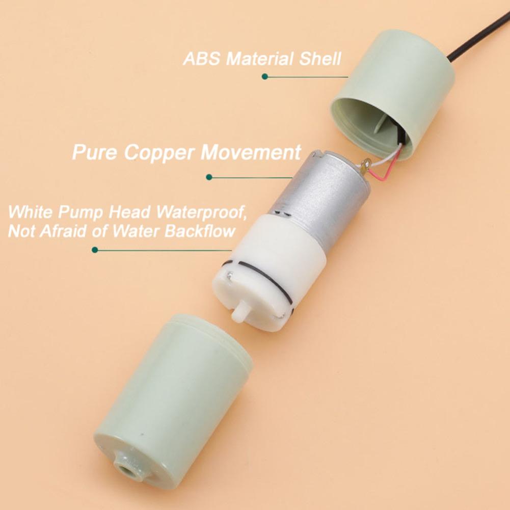 Aquarium USB Air Pump 5V Portable Mini Oxygenator Silent Fish Tank Air Compressor Oxygen Aerator Accessory for Indoor Fish Tank