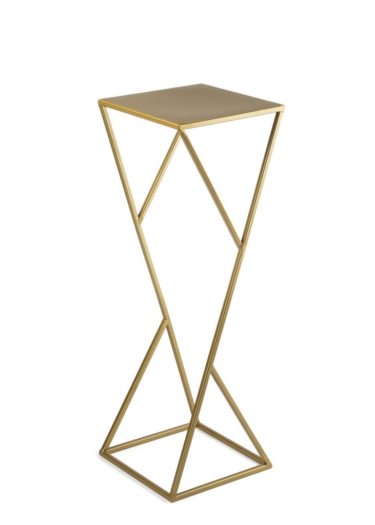Modern Loft Golden Flower Stand 70 Cm