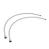 2Pcs Stainless Steel Faucet Connector Flexible Water Supply Line Hoses Hot Cold