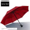 Ten-Bone 70% Off Fully Automatic Folding Umbrella for Men and Women, Business Black-Coated Sunshade Umbrella, Dual-Use for Sun and Rain, Promotional