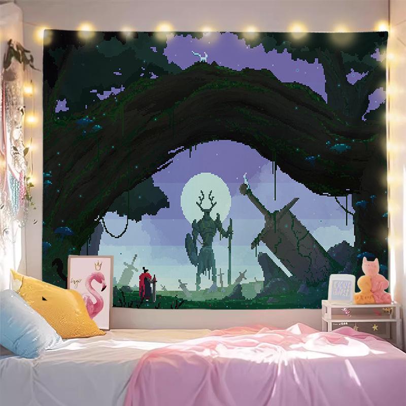 Beautiful Scenery Wallpaper for Rent, Wall Covering for Living Room, Decoration Painting for Room, Background Cloth for Bedroom, Hanging Carpet, Wall