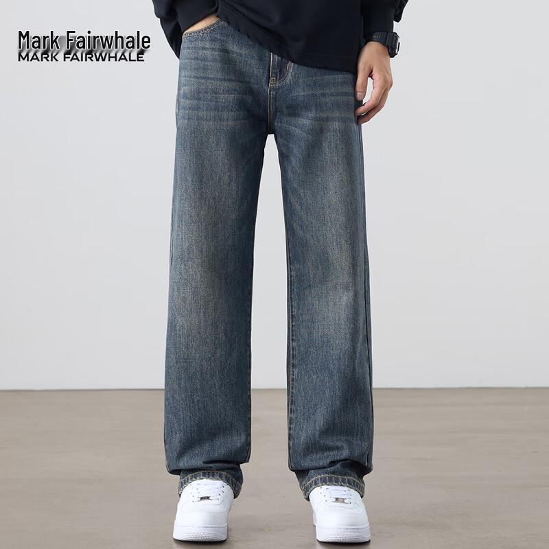 Mark Fairwhale Men's Loose Straight Leg Jeans