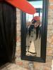 Women's Retro Grey Short Wool Coat with Stand Collar for Spring/Autumn 2025