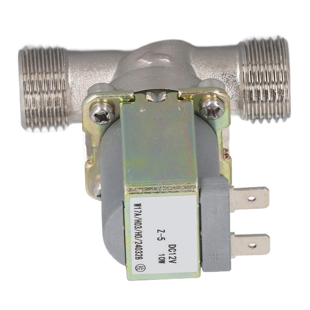 Electrovalvă Electrică DC12V Filet G12 Inch, Supapă de Drenaj Apă de Înaltă Temperatură pentru Dozator