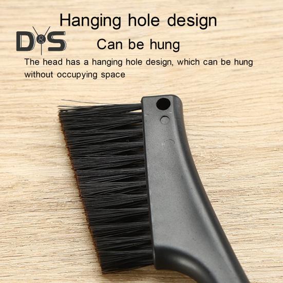 Coffee Machine Cleaning Brush Dual Head Super Soft Bristles Plastic Coffee Grinder Dusting Brush Barista Cleaning Tool Bar Accessories