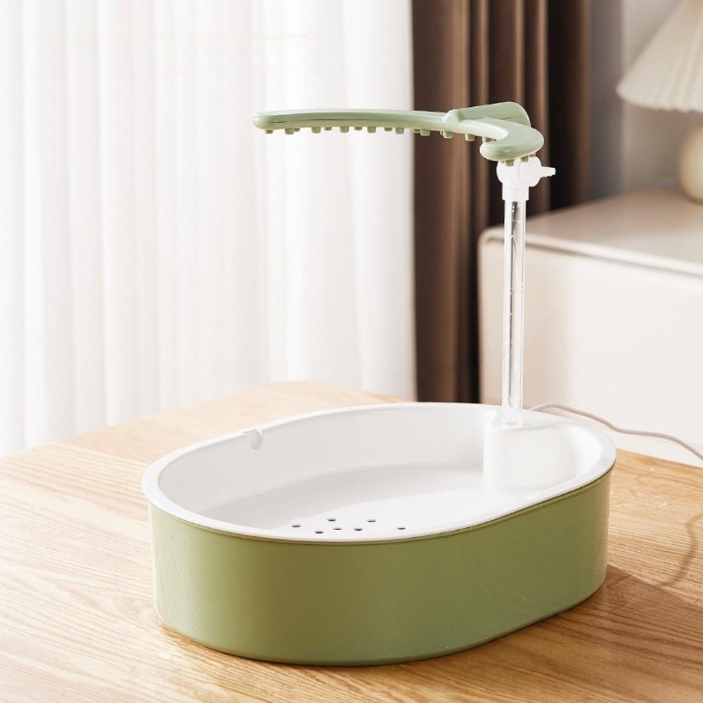 USB Electric Automatic Bird Bathtub with Resting Stick U-shaped Parrot Shower Indoor Cage