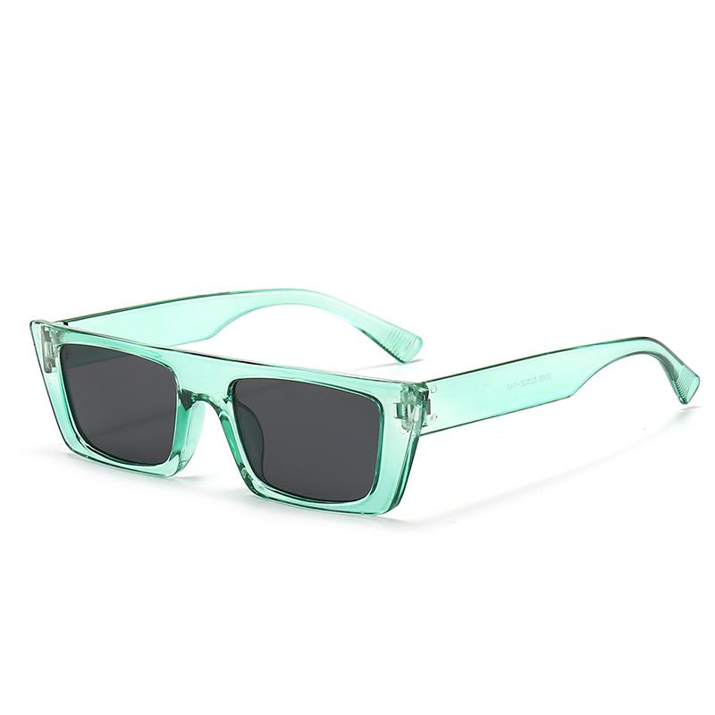 Vintage Fashion Colorful Square Sun Glasses Women Men Small Fresh Brand Designer Sunglasses Beach Travel Female Male Eyeglasses