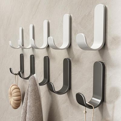 Punch-Free Strong Adhesive Hook, No-Trace Wall Hanger, Ideal for Kitchen, Bathroom, and Behind-the-Door Use.