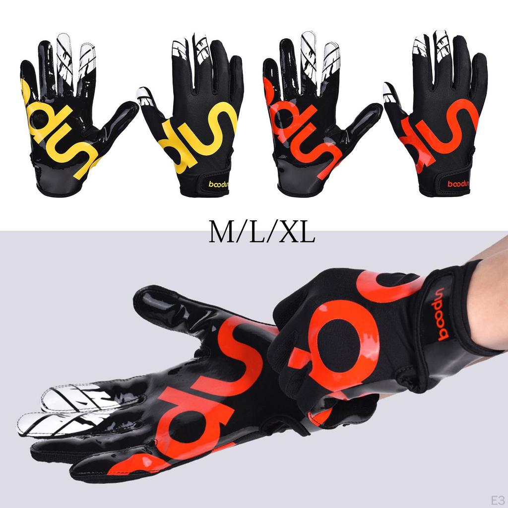 1 Pair Baseball Gloves Softball Batting Right Handed Breathable for Adult Teeball Riding Team Game
