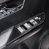 Carbon Fiber Interior Door Window Lift Switch Panel Cover For Toyota Hilux 15-21