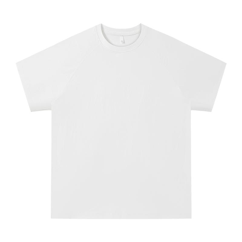 

Short Sleeved T-shirt Men s Summer Solid Color Short Sleeved Men s Round Neck Loose Half Sleeved Ice Silk Quick Drying Outdoor Sports T-shirt XXXL белый