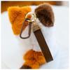 Charming Scented Mini Cat Rabbit Plush Keychain Ornament for Desk Decompression