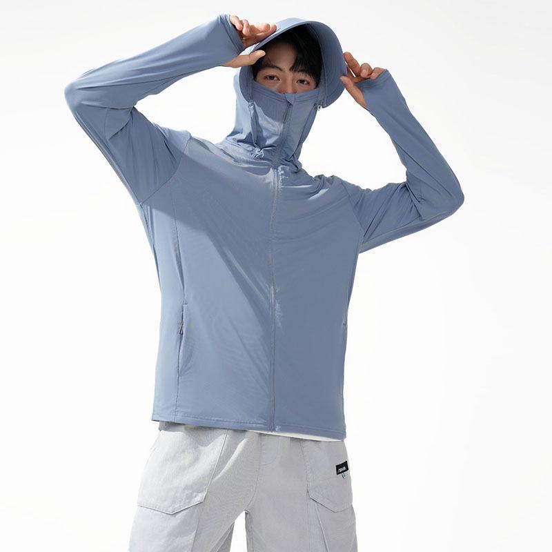 Upf10 + Ice Silk Sunscreen Clothing Women's 1011 New Summer Light and Thin Sunscreen Clothing Men's UV-proof Breathable Jacket