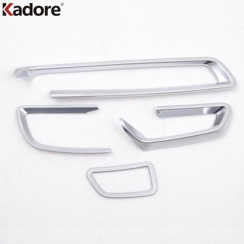 For Honda Fit Jazz 2013 2014 2015 Matte Car Front Air Condition Vent Outlet Cover Trim Interior Mouldings Accessories