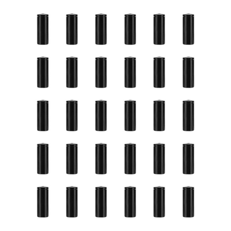 30Pcs Aluminum Alloy Bike Cable End Cap Mountain Bicycles Brake End Cover Cable Tip Brake Wire End Cap Easy to Install