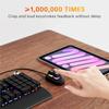 2M Desktop Computer External Extension Switch Power On Off Switch Button Mechanical Key Restart Switch RGB Lighting Power Supply