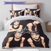 Set Copripiumino Trapuntato con Fantasia Bieber Federa Decorazione Casa Regalo (1 * copripiumino + 2 * federa, senza nucleo)
