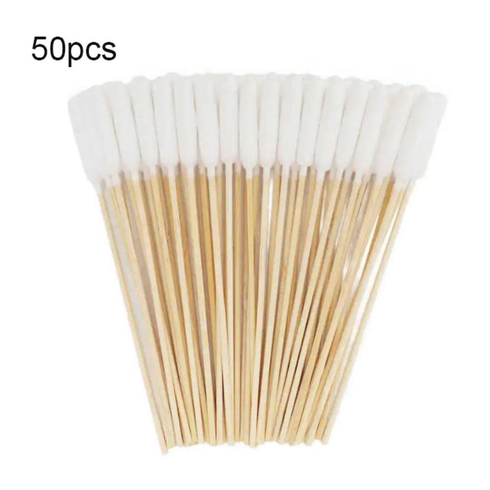 50pcs 15cm Pet Cotton Swabs Disposable Pet Ear Wash Cotton Ball Dog Cotton Buds  for Cats Puppy