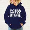 New Fashion Cat Mom Printed Hoodie Women Men Autumn Winter Warm Sweatshirt Hip Hop Harajuku Streetwear Long Sleeve Pullover