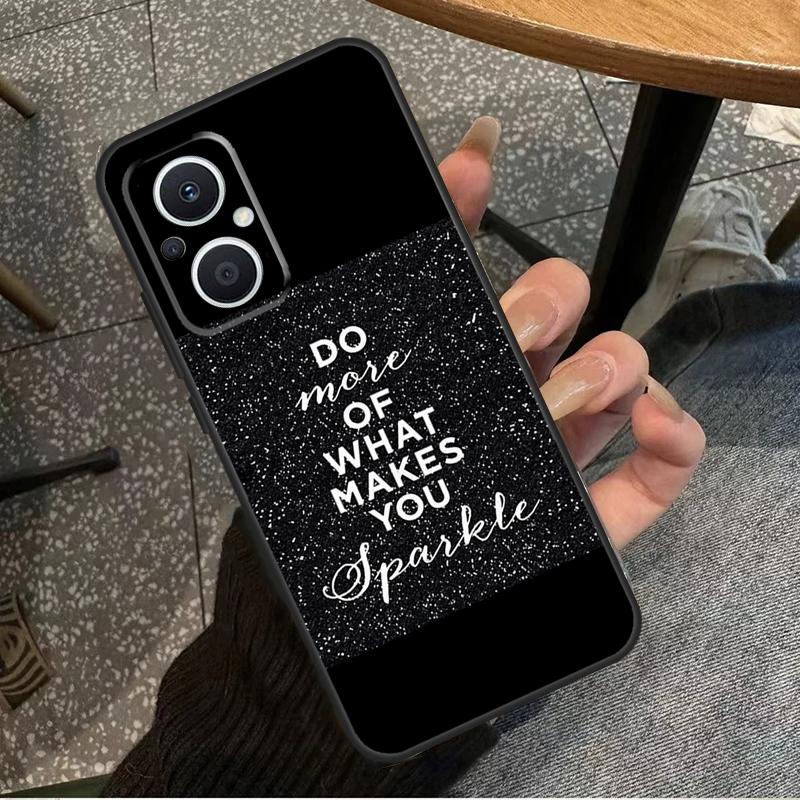 SPARKLE INSPIRATION Case For OPPO Find X6 Pro X3 X2 Neo X5 Lite OPPO Reno 6 Lite 4 5 7 8 10 8T 5Z 2Z 4Z Coque