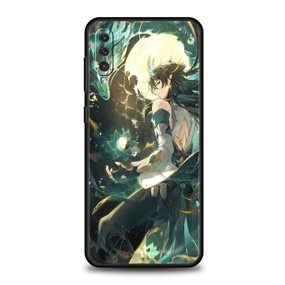 Genshin impact Genshin Zhongli Pouzdro pro Samsung A24 A12 A14 A32 A50 A70 A20E A20S A10S A22 A30 A40 A34 A54 A42 A52 5G A04s Kryt