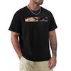 Gefallener Engel Streifen T-Shirt Utility Lässiges Arbeits T-Shirt