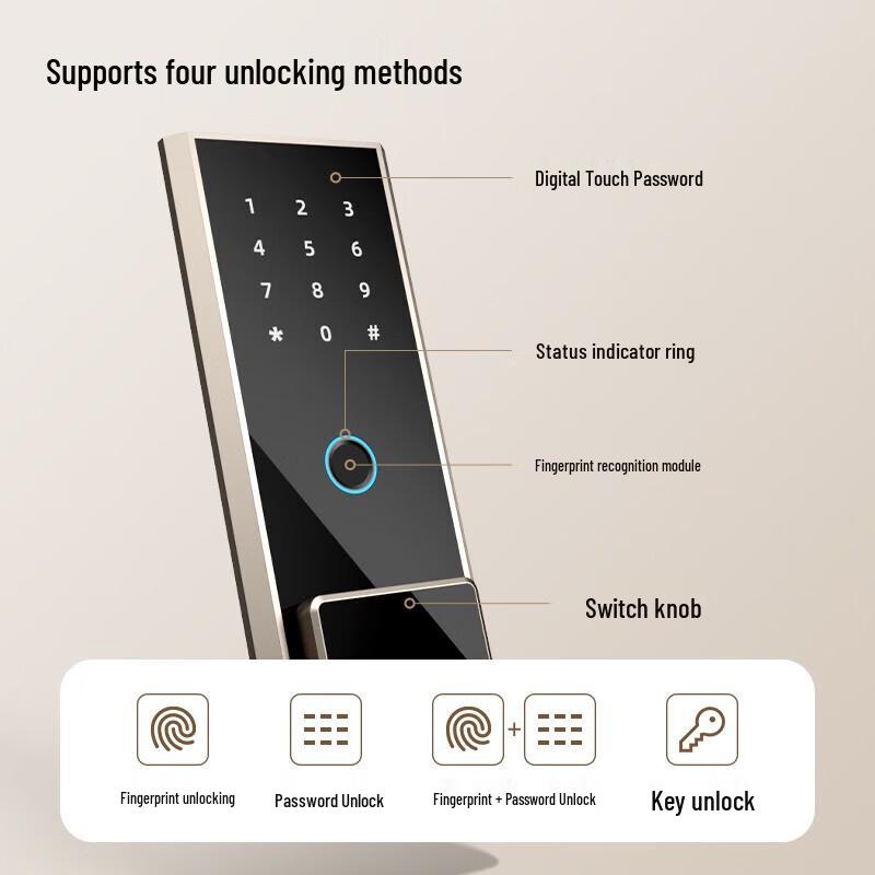 Deli Hongya 60cm Fingerprint Password Security Safe