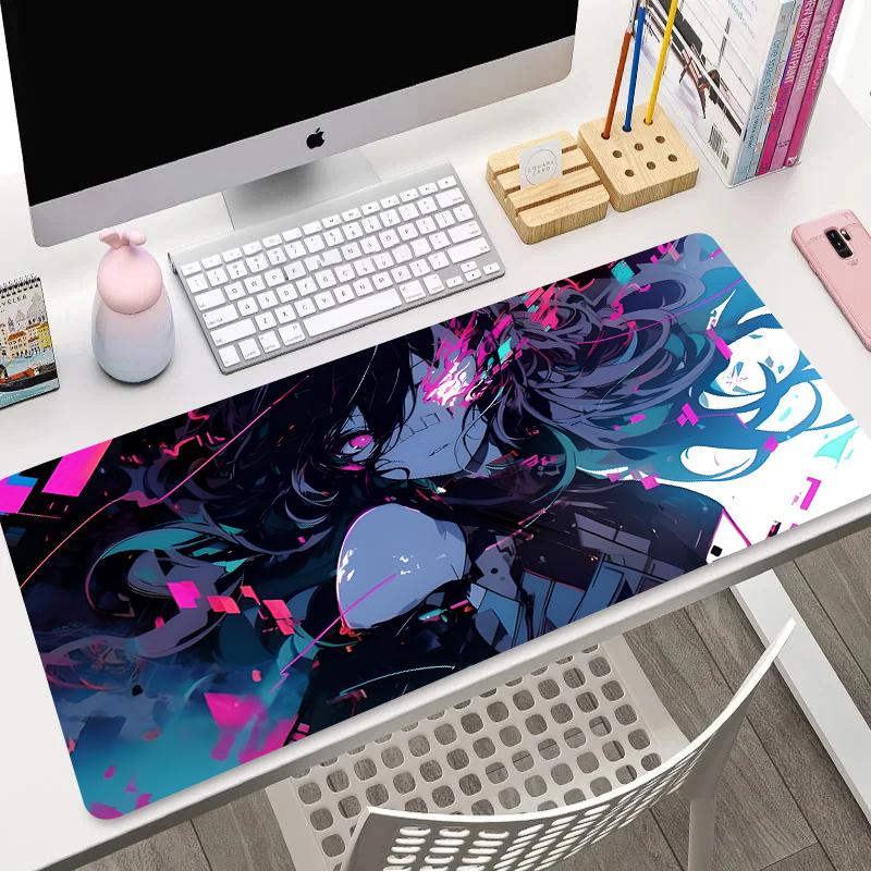 Large Mouse Pad Aesthetic Accessories Kawaii Desk Mat Anime Mousepad Gaming White Mouse Mats Keyboard Pad for Computer Mouse