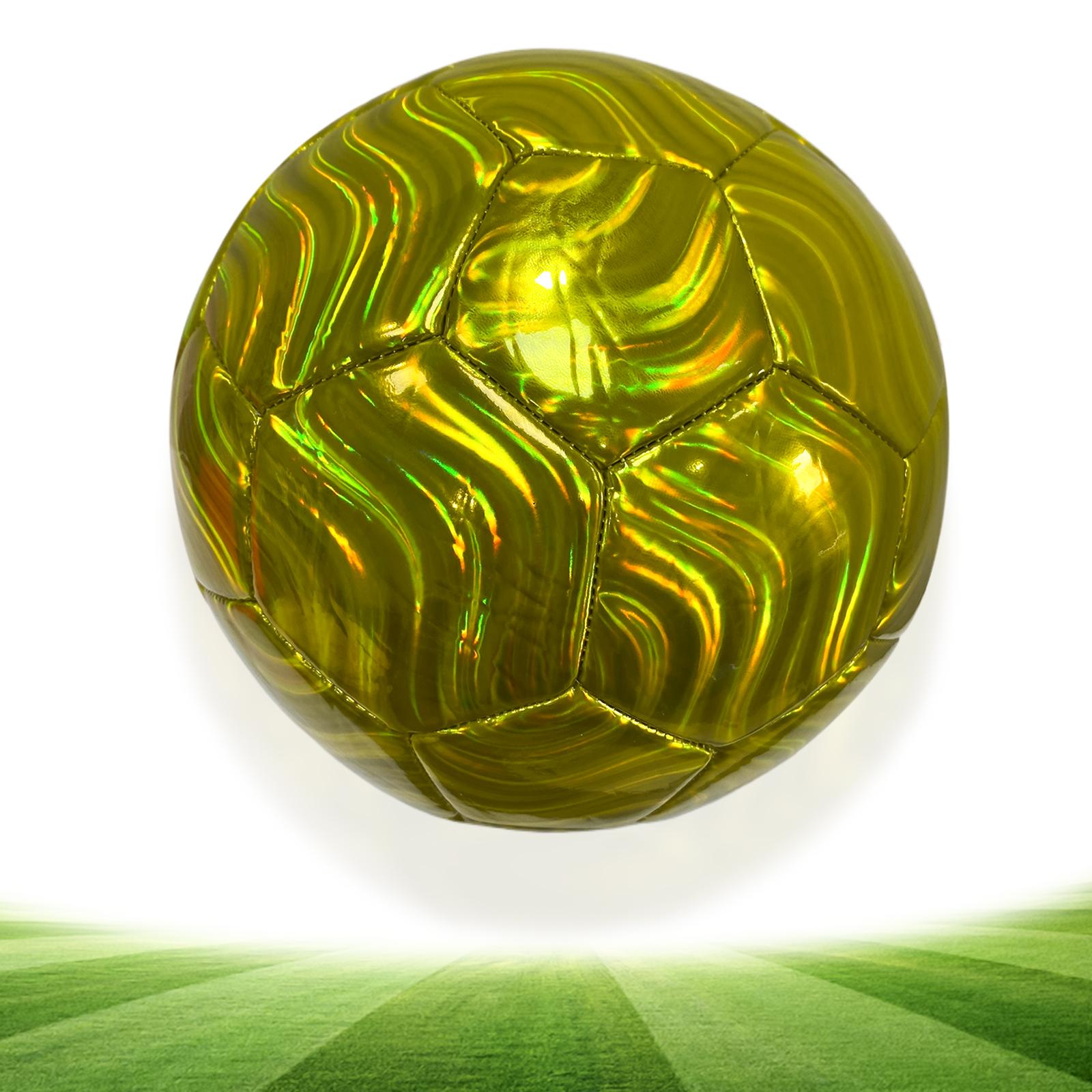 Football Size 5 PVC For Adult Youth Children Laser Water Ripple Football Match Training Kick Resistant Explosion Proof Durable
