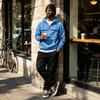 Men's Lined Hooded Pullover Sweatshirt with Multiple Pockets