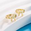 Hollow Butterfly Knot Hoop Earrings: Women's Versatile, Fresh, Cute Style, Exquisitely Designed Niche Jewelry