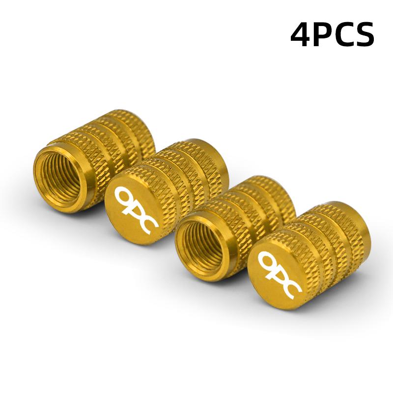 Car Styling OPC Line Wheel Tire Valve Caps Tyre Stem Covers Airdust Waterproof For Opel Antara Astra Insignia Corsa Mokka Vectra