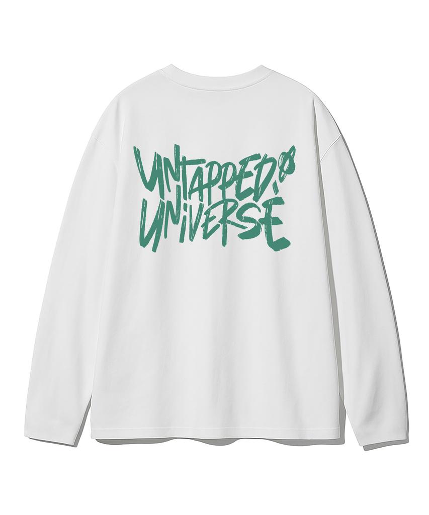 UNTAPPED STUDIO Universe Lettering Oversized Long Sleeve T-Shirt 6 Colors (Type B)