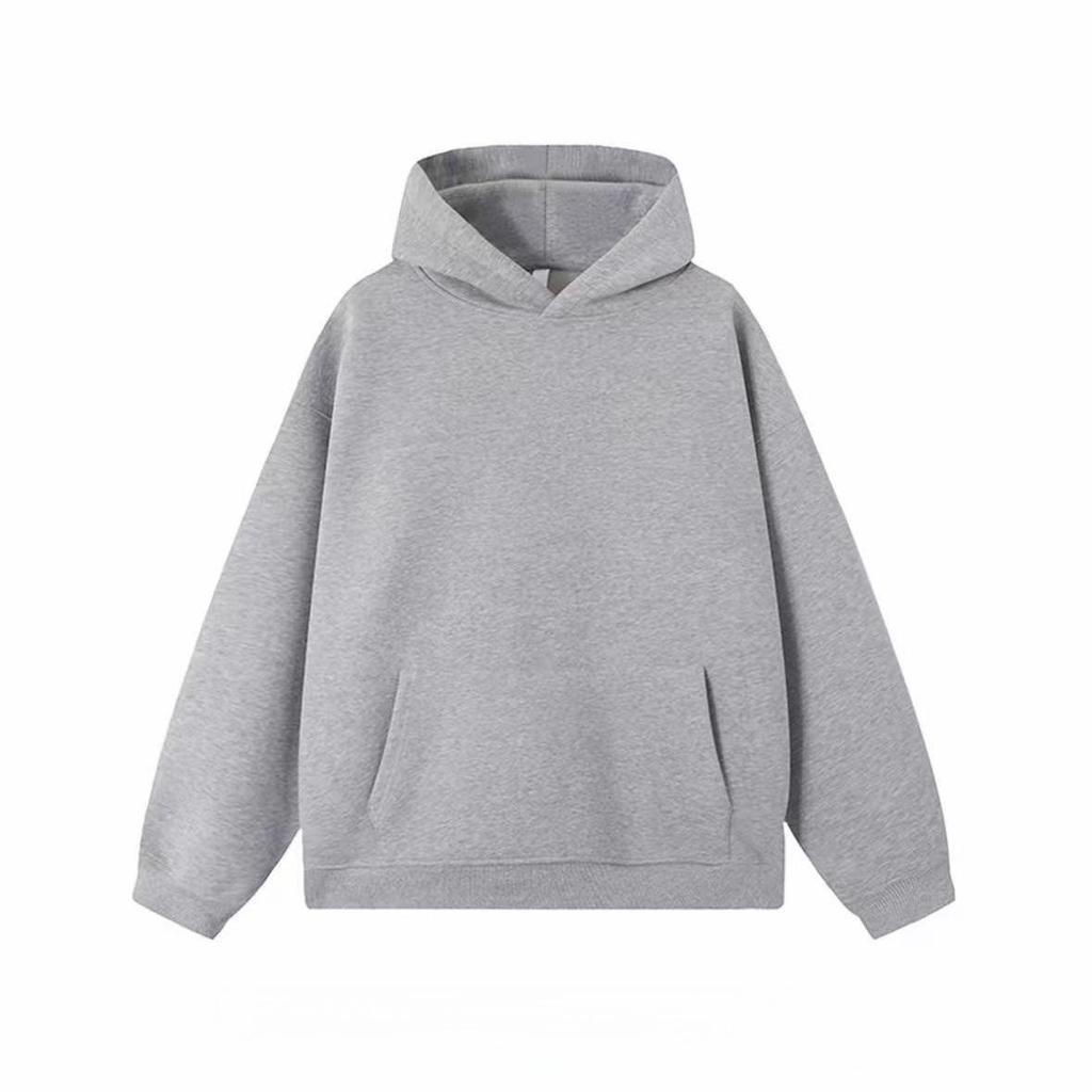 American Heavyweight Unisex Cleanfit Hoodie - Autumn/Winter Versatile Solid Color Jacket