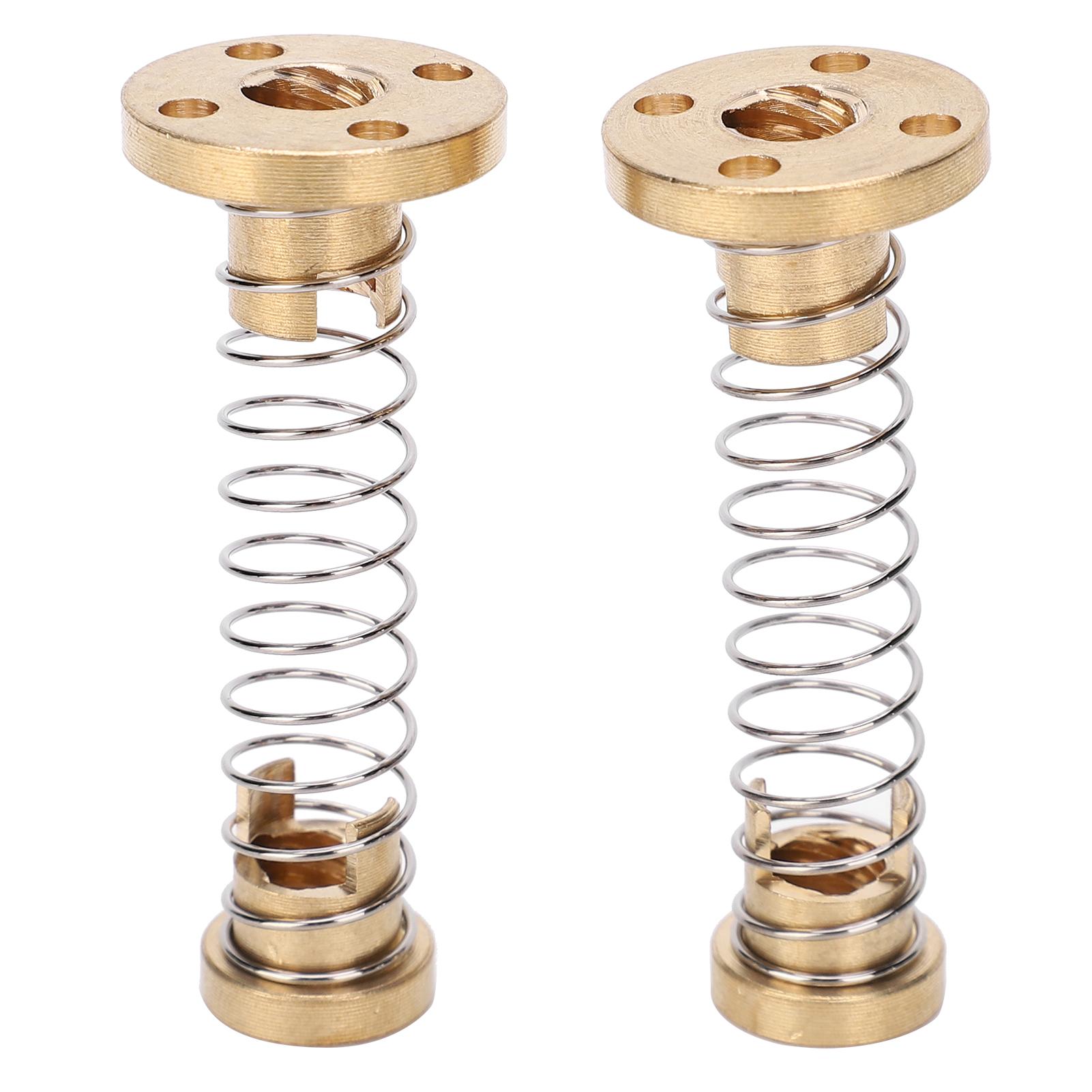 

Гайка устранения люфта T8 Антилюфт Пружинная Латунная Резьбовая Гайка Аксессуары для 3D-принтера