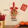 Spring Festival High-Grade Chinese Knot Fu Character Ornament for Living Room Door