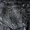 Y2K Phantom Jeans High Street Spider Embroidered Patch Hip Hop Streetwear Gothic Retro Oversized Baggy Fit Unisex Mopping Pants