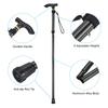 PATIKIL Folding Hiking Poles, 85cm-95cm Telescopic Folding Canes with Quick Locks, Aluminum Alloy, for Outdoor Hiking, Walking, and Camping, Black