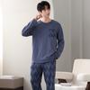 Pure Cotton Pajamas Men'S Spring And Autumn Simple Casual Sports Style Cotton Long-Sleeved Trousers Loungewear