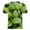 Lustige Gemüse Gurke 3D-Druck Grafik T-Shirts Y2k Herren Designer Kleidung Damen Kinder Persönlichkeit Kreativ Lässig Rundhals Oberteile