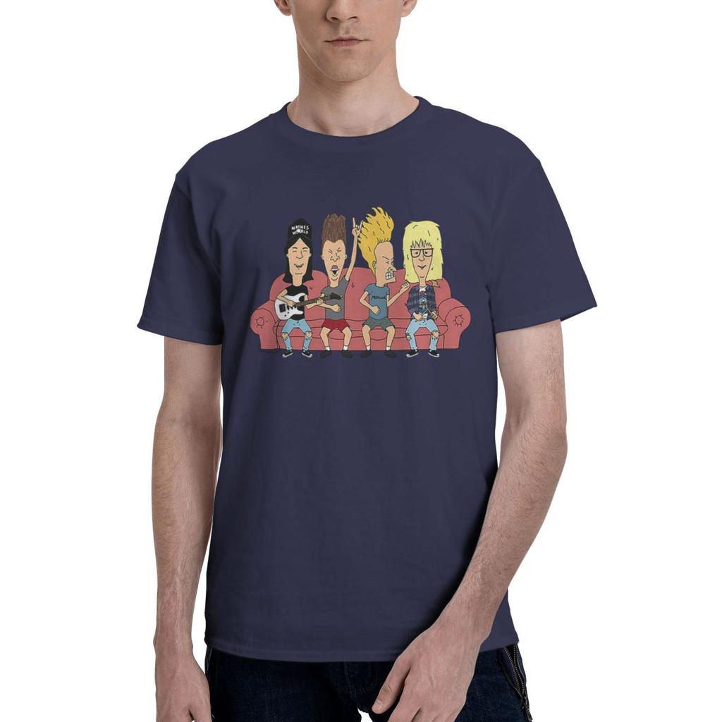 Beavis And Butthead 100 Cotton Casual Breathable Confortable Tops Funny Mens TShirts Mens Tops